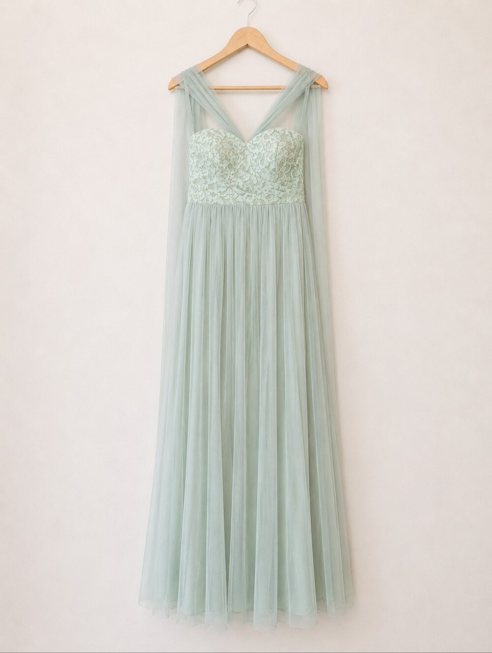 Jenny Yoo 'Juliette' Bridesmaid Dress | Soft Sage / Mint Green | Size 8